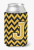 Monogram Letter Chevron Can or Bottle Hugger - 638508275608