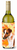 Dog with Fall Design Wine Bottle Hugger - 652259174720