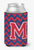 Monogram Letter Chevron Can or Bottle Hugger - 638508275882