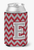 Monogram Letter Chevron Can or Bottle Hugger - 638508273055
