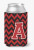 Monogram Letter Chevron Can or Bottle Hugger - 638508272430