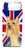 Dog with English Union Jack British Flag Ultra Hugger for slim cans - 615872826681