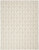 5' X 8' Ivory And Grey Floral Stain Resistant Non Skid Area Rug