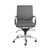 25.99" X 26.78" X 38.39" Low Back Office Chair in Gray with Chromed Steel Base - 4512839461182