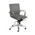 25.99" X 26.78" X 38.39" Low Back Office Chair in Gray with Chromed Steel Base - 4512839461182