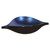 Homeroots Home Decor Sleek Blue and Black Lacquer Centerpiece Eye Bowl
