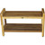 Rectangular Teak Shower Bench with Handles in Natural Finish - 4512822891811