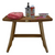 Contemporary Teak Shower Stool or Bench in Natural Finish - 4512822891767