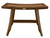Contemporary Teak Shower Stool or Bench in Natural Finish - 4512822891767