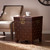 Homeroots Living Room 24" Square End Table, Brown, Manufactured Wood