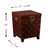 Homeroots Living Room 24" Square End Table, Brown, Manufactured Wood