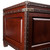 Homeroots Living Room 40" Brown Solid Wood and Metal Rectangular Coffee Table, Brown Finish