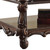 Homeroots Living Room 59" Coffee Table with Storage, Cherry Oak