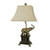 Homeroots Lighting Antique Elephant Table Lamp, Brown and Gold Finish