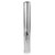 Homeroots Decor Buffed Large Cylinder Tall Floor Vase, Buffed Aluminum Finish