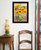 Country Sunflowers 1 Black Framed Print Wall Art - 606114061007