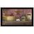 Homeroots Home Decor Rise and Shine Chicken and Eggs Black Framed Print Wall Art, Black, 19 x 33 Inches
