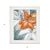 Tiger Lily in Orange 1 White Framed Print Wall Art