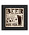 Beer at the End of the Work Week Black Framed Print Wall Art - 606114048428