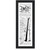 Homeroots Home Decor Time For Everything Black Framed Print Wall Art, Black, 20 x 8 Inches