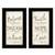 Set Of Two Faith Or Believe 2 Black Framed Print Wall Art - 606114679585