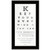 Eye Chart II 3 Black Framed Print Wall Art - 606114049227