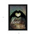 Love with all Your Heart 1 Black Framed Print Wall Art
