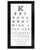 Eye Chart II 4 Black Framed Print Wall Art