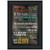 The Lords Prayer 3 Black Framed Print Wall Art - 606114068563