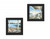Set Of Two Lake Side Black Framed Print Wall Art - 606114678656