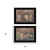 Set Of Two Love Never Fails 2 Black Framed Print Wall Art