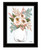 Floral Jar 2 Black Framed Print Wall Art - 606114053309