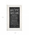 Recipe for a Happy Home 1 White Framed Print Wall Art
