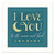 I Love You 2 White Framed Print Wall Art - 606114041498