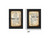 Set Of Two Parents Black Framed Print Wall Art