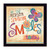 Be the Reason Someone Smiles Black Framed Print Wall Art