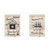 Set Of Two Friendship Journey 3 White Framed Print Kitchen Wall Art