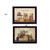 Homeroots Home Decor Set Of Two Country Kitchen Blessings Black Framed Print Wall Art, Black, 14 x 18 Inches