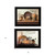 Set Of Two By Grace 2 Black Framed Print Kitchen Wall Art - 606114073147