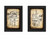 Set Of Two Sentiment Black Framed Print Wall Art