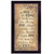 Homeroots Home Decor For God So Loved Black Framed Print Wall Art, Black, 18 Inches Height