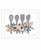 Fall Floral Baking Utensils 1 White Framed Print Kitchen Wall Art