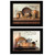 Set Of Two By Grace 3 Black Framed Print Wall Art - 606114044642