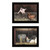 Set Of Two Bacon and Eggs 2 Black Framed Print Wall Art