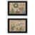 Set Of Two Bath Time 2 Black Framed Print Bathroom Wall Art