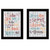 Set Of Two Who You Think 2 Black Framed Print Wall Art - 606114679486