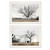 Homeroots Home Decor Set Of Two Ohio Fields I 1 White Framed Print Wall Art, White, Framed