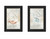 Set Of Two Love 1 Black Framed Print Wall Art