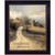 Homeroots Home Decor Country Road Take Me 2 Black Framed Print Wall Art, Black, 22 x 18 Inches