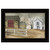 Homeroots Home Decor The Old Stone Barn 2 Black Framed Print Wall Art, Black, 11 x 15 Inches